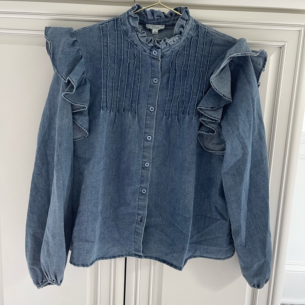 Elan Denim Shirt || Sz Medium